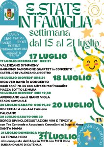 Eventi Subbiano settimana 15-21 luglio