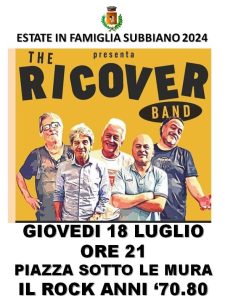 Subbiano ricover band 18-07-2024